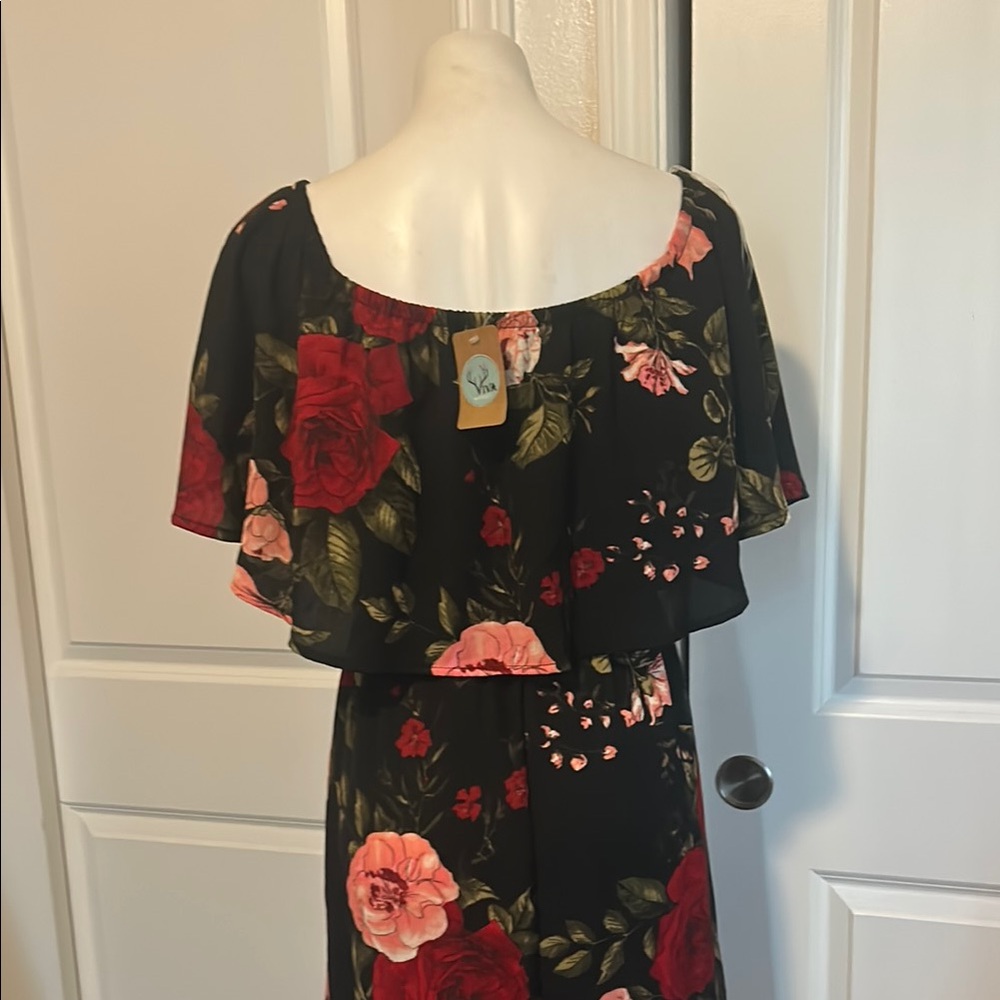 ODDY Pink Flutter Sleeve Maxi Sundress - Picture 5 of 9